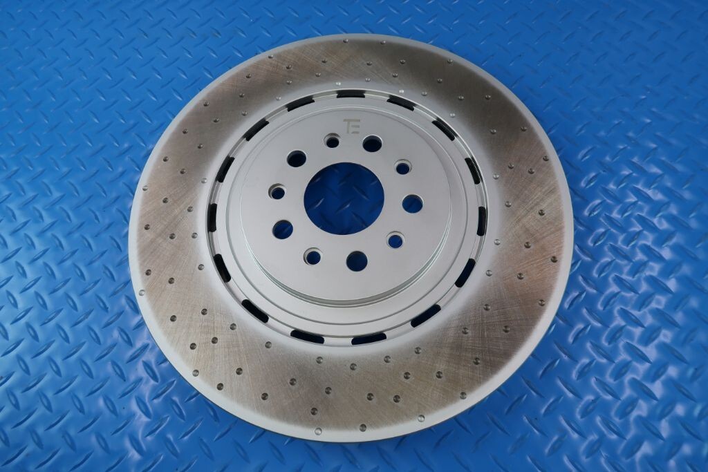 Maserati Ghibli Trofeo 3.8 front rear brake pads & dimpled rotors TopEuro #12028