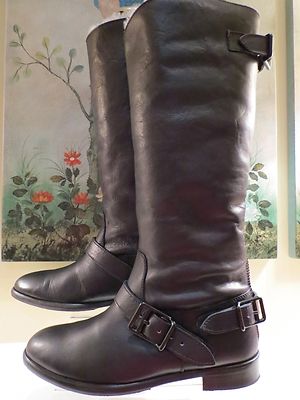 Authentic Black Leather Burberry  Women’s  Boots BURBERRY Women main image 2