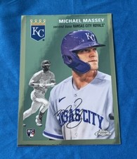 2023 Topps Chrome Platinum Anniversary Base #49 Michael Massey RC Kansas City