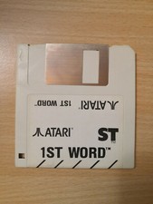 Vintage Atari ST software disk - 1st Word