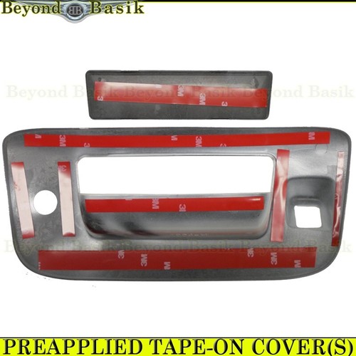 2007-2013 Chevy Silverado Tailgate Handle COVER w/Cam Hole WA8624 OLYMPIC WHITE - Picture 3 of 10