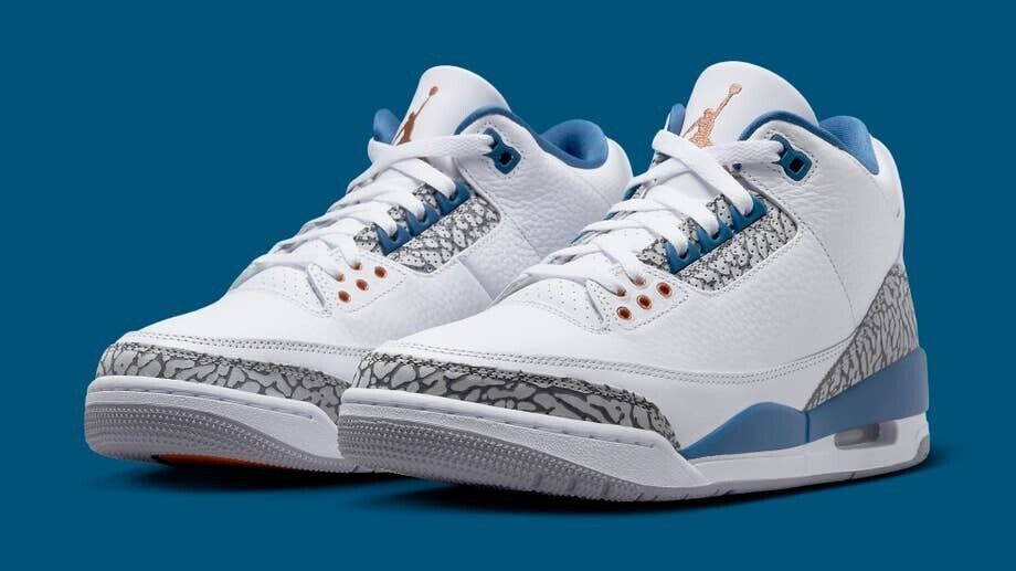 Men's Size 10.5 Nike Air Jordan 3 Retro 'Washington Wizards Men's Size 10.5 Nike Air Jordan 3 Retro 'Washington Wizards