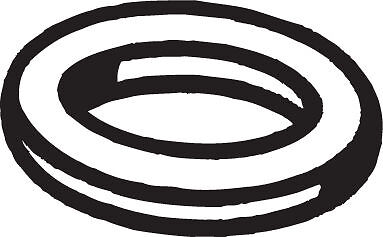 BOSAL 256-287 Gasket, exhaust pipe