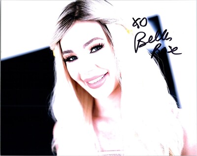 Bella Rose Nude Super Sexy Hot Signed 8x10 Photo Adult Model COA Proof