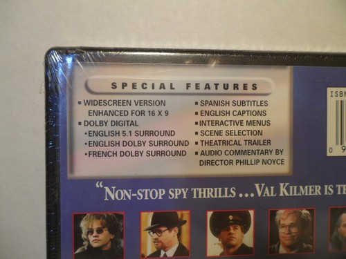 The Saint ~ New DVD Movie ~ 1997 Val Kilmer Action Thriller ~ Rare OOP - Picture 3 of 9