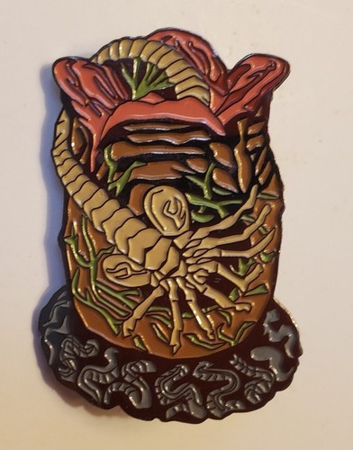 Colección de pines Cloisonne de lujo de película alienígena de 2" - tripulación/criaturas/envío - Imagen 8 de 12