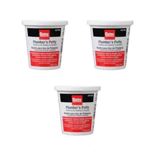 14 oz. Plumber's Putty (3-Pack) – Seals Drains, Faucets & Fixtures