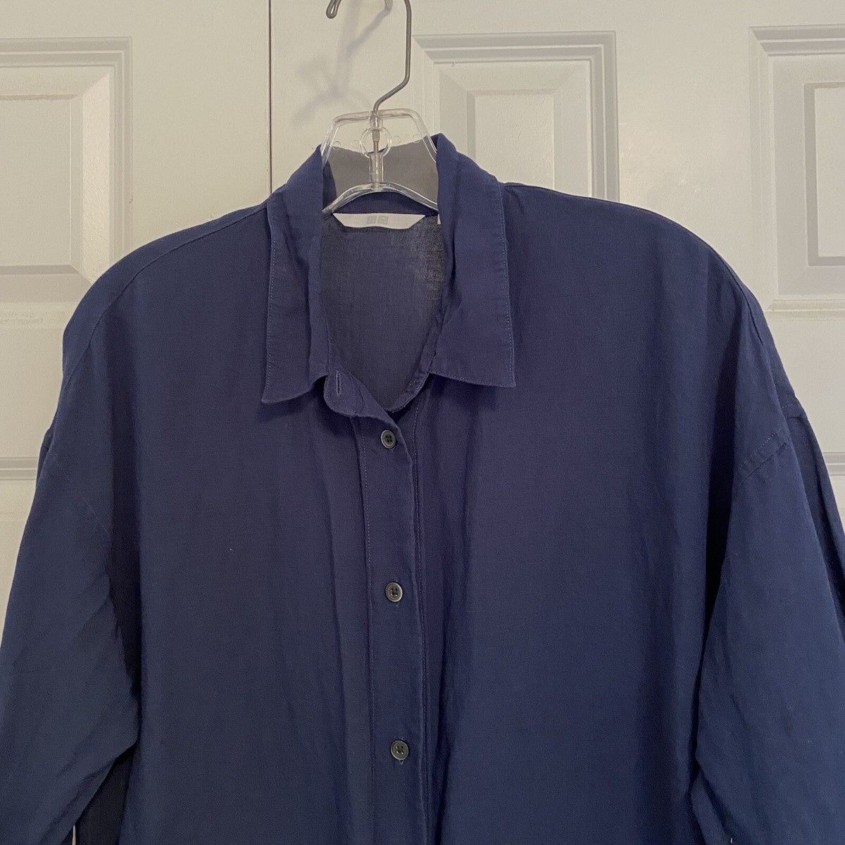 Uniqlo Navy Linen Blend Shirt Dress Size XS | eBay Uniqlo Navy Linen Blend Shirt Dress Size XS | eBay