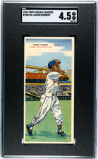 1955 Topps Double Headers Hank Aaron & Ray Herbert #105/106 SGC 4.5 VGEX+