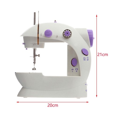Electric Sewing Machine Small Sewing Machine Crafting Mending Overlock Portable - Picture 6 of 7