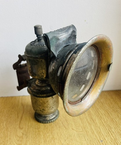 Lampe Feu à Acétylène Pour Vélo Ou Moto Ancienne – Carbure, Vintage