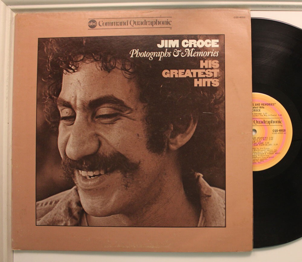 Jim Croce Quadraphonic Lp Photographs & Memories (His Greatest