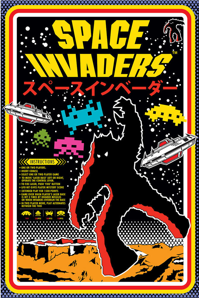 SPACE INVADERS - JAPAN POSTER 24x36 - 241499 | eBay