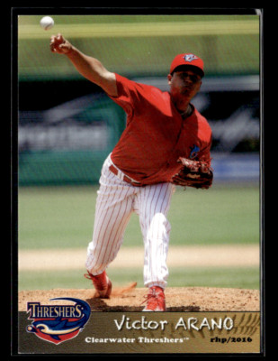 Victor Arano 2016 Clearwater Threshers Team Set