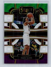 2023-24 Panini Select #67 Green White Purple Prizms Emoni Bates RC Cavaliers