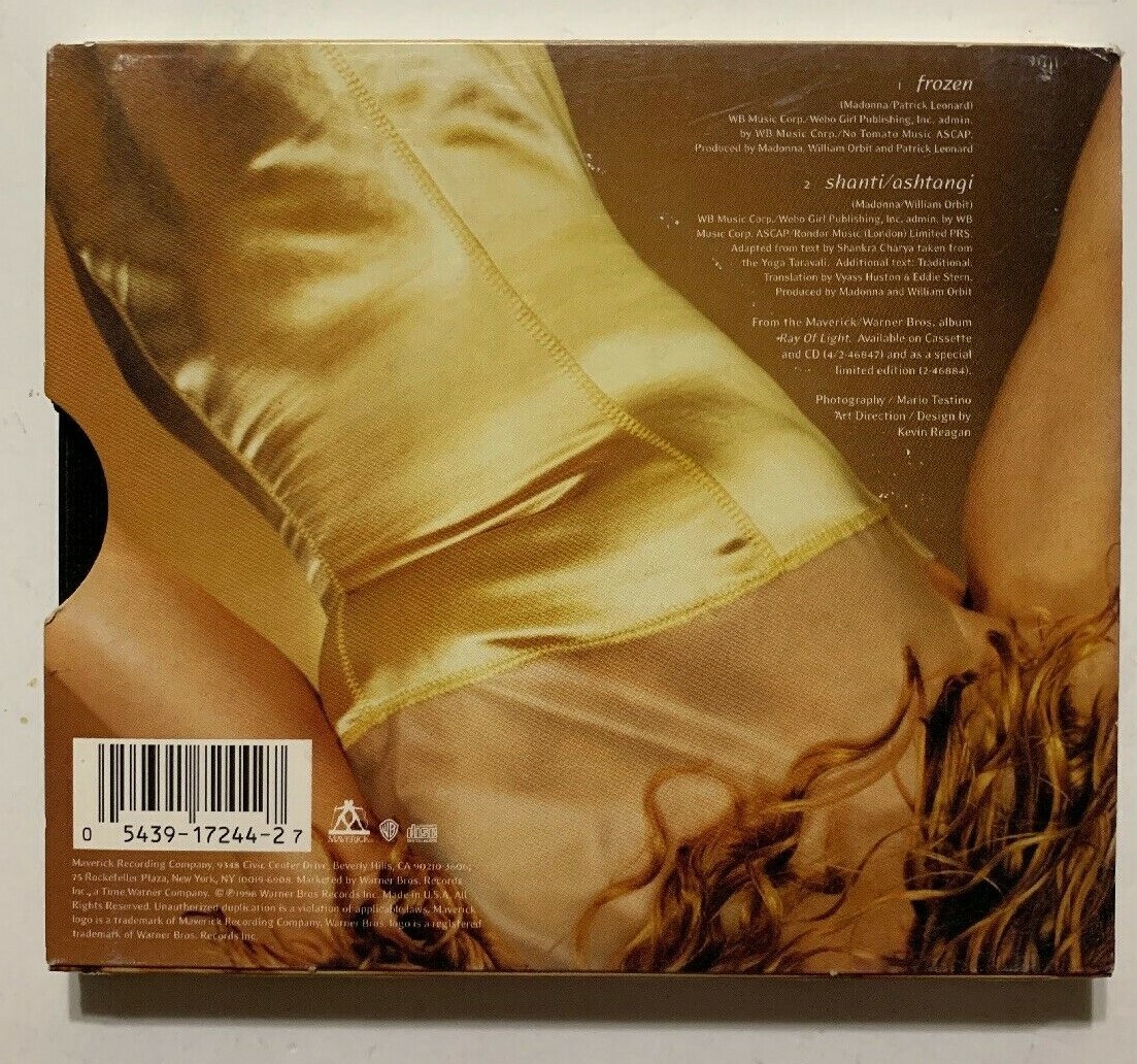 MADONNA Frozen CD Single, Cardboard Sleeve, Plastic Tray | eBay