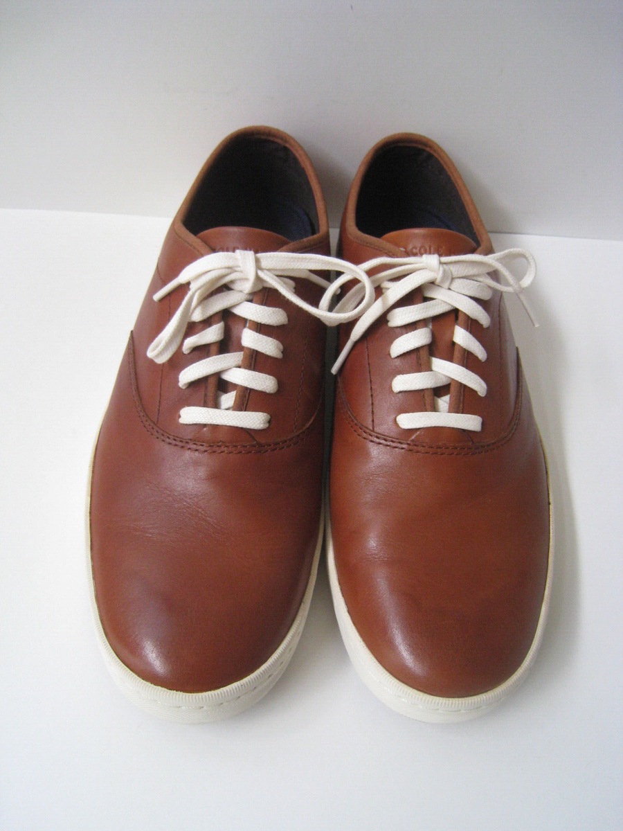 COLE HAAN 1928 GRAND OS. SNEAKERS TAN LEATHER MEN display picture 1