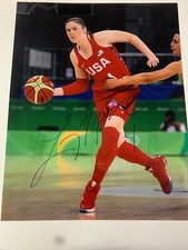 Lindsey Whalen Autographed 11x14 Team USA Minnesota Lynx Z136