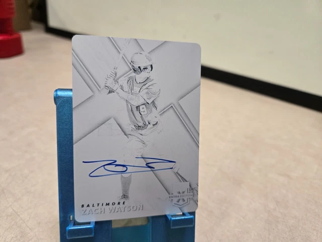 2019 Elite Extra Printing Plate Auto 1/1 Zach Watson