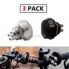 Universal Handlebar Switch Momentary Self Lock Push Button Switches For Harley