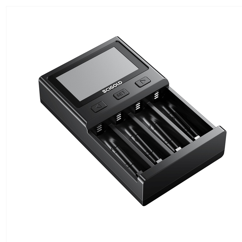 Scigold Rechargeable Batteries Battery Charger For AA AAA 5V 2A Ni-MH Ni-Zn-image