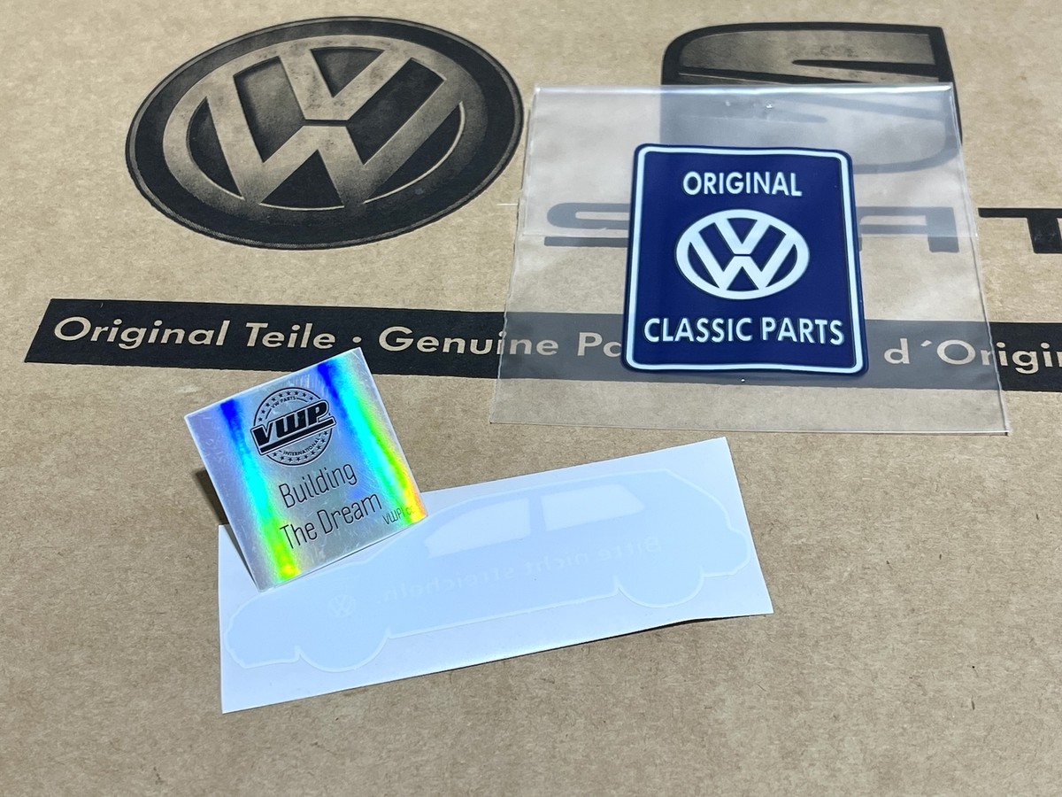 VW Golf MK4 Volkswagen Classic Parts Decal Sticker OEM Accessory