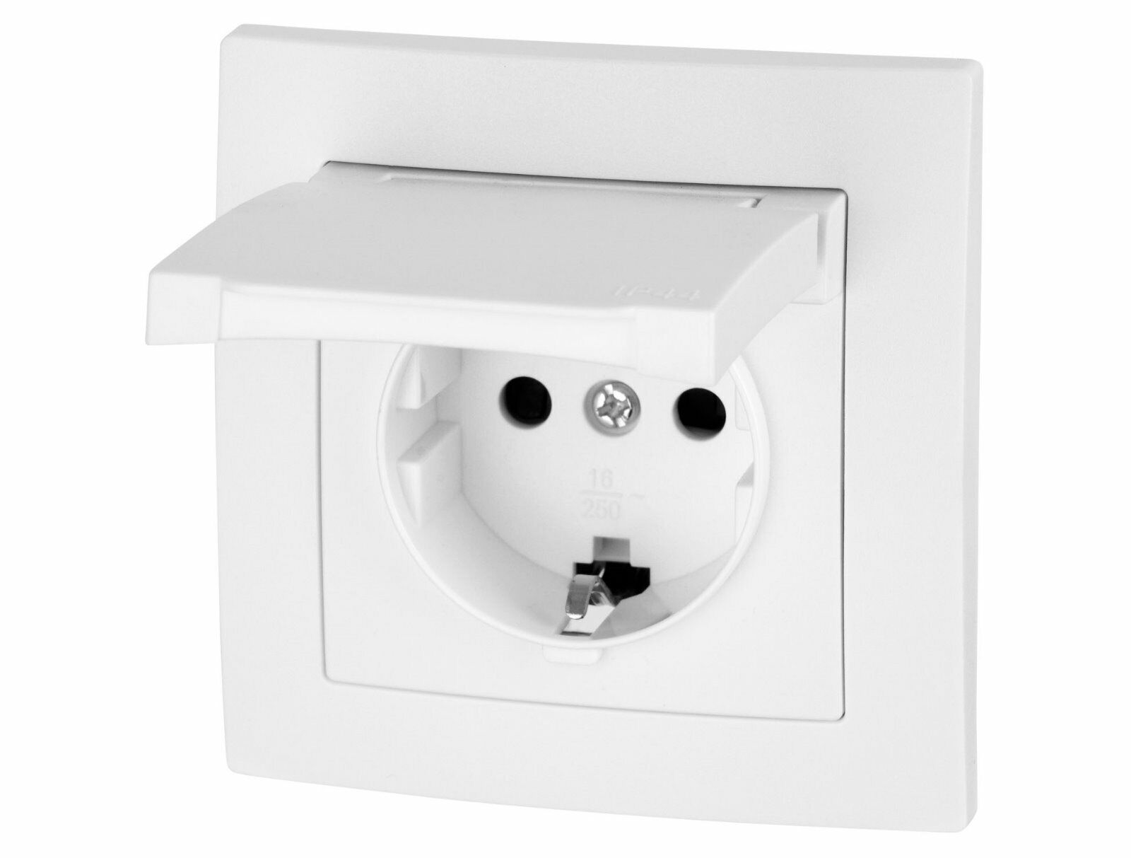 Recessed Fixed price for sale Outlet Box IP44 Hinged Lid Connector White 35% OFF Soc Clamp Up