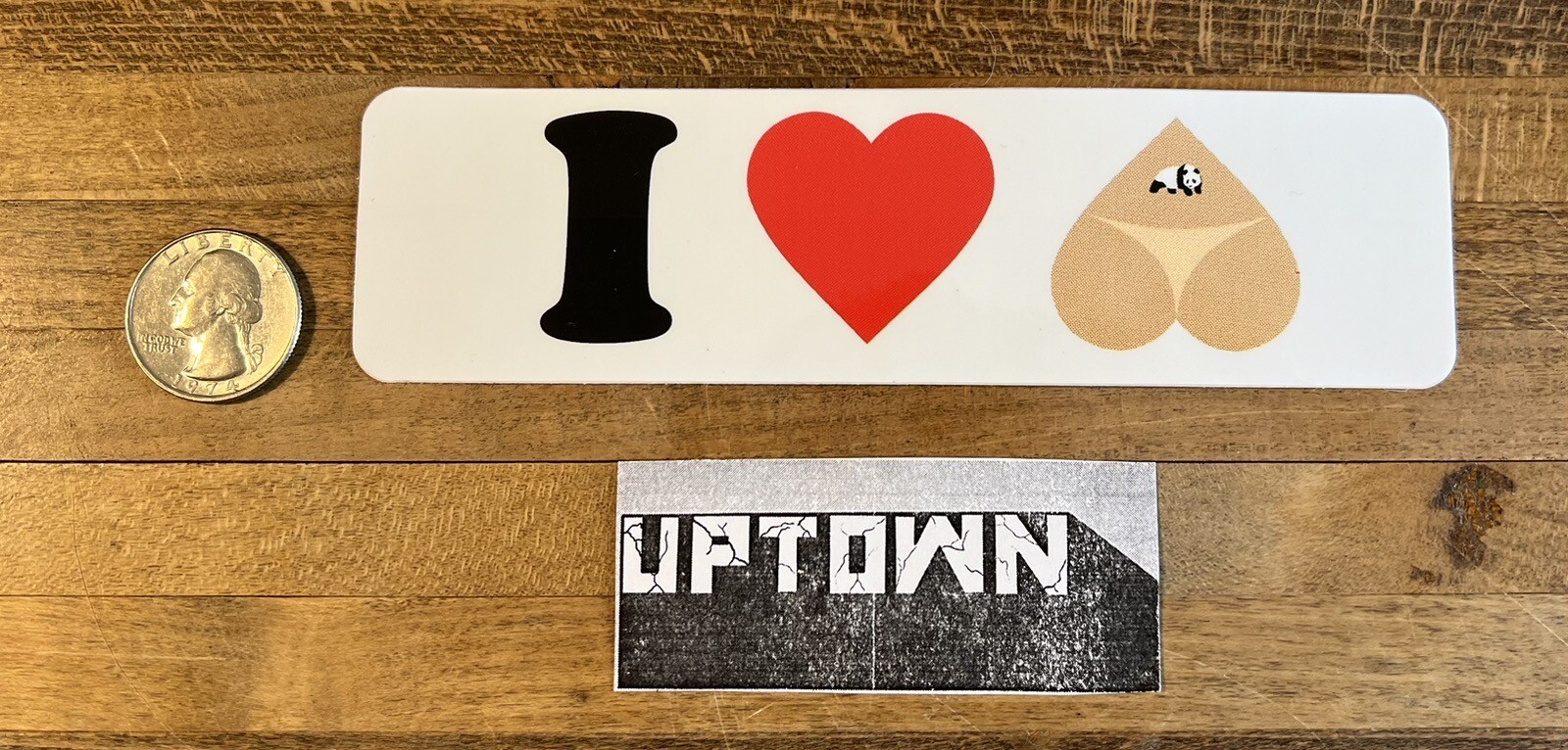 I Love Butts Panda ❤️ Sticker Plan B Baker