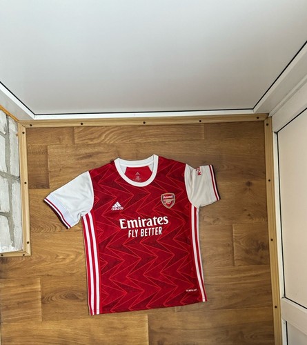 ARSENAL 2020 2021 FOOTBALL SOCCER JERSEY BOYS L ADIDAS BLOCK CORE | eBay