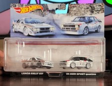 2022 Hot Wheels 2-Pack Lancia Rally 037 & '84 Audi Sport Quattro 