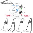 For Harley Sportster XL 883 1200 Triple Plating Tall Sissy Bar Backrest w/ Pad