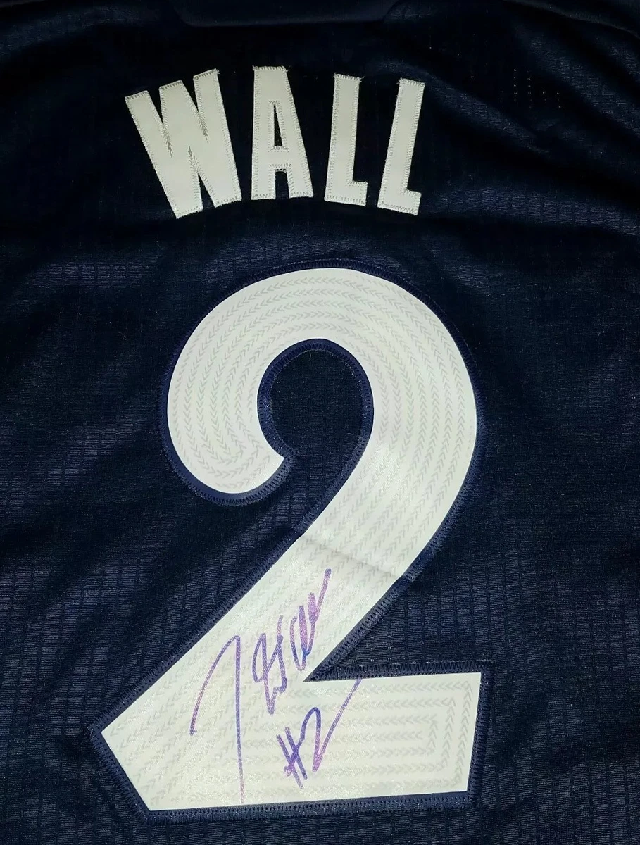 John Wall Wizards Signed New 2016 Christmas Jersey in person JSA