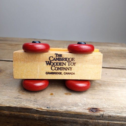 Vintage handgefertigter Holz-LKW von Cambridge Wooden Toy Company Kanada Ontario - Bild 3 von 3