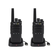 2 Pack Retevis RT68B FRS long range walkie talkies 2W For Business Two Way Radio