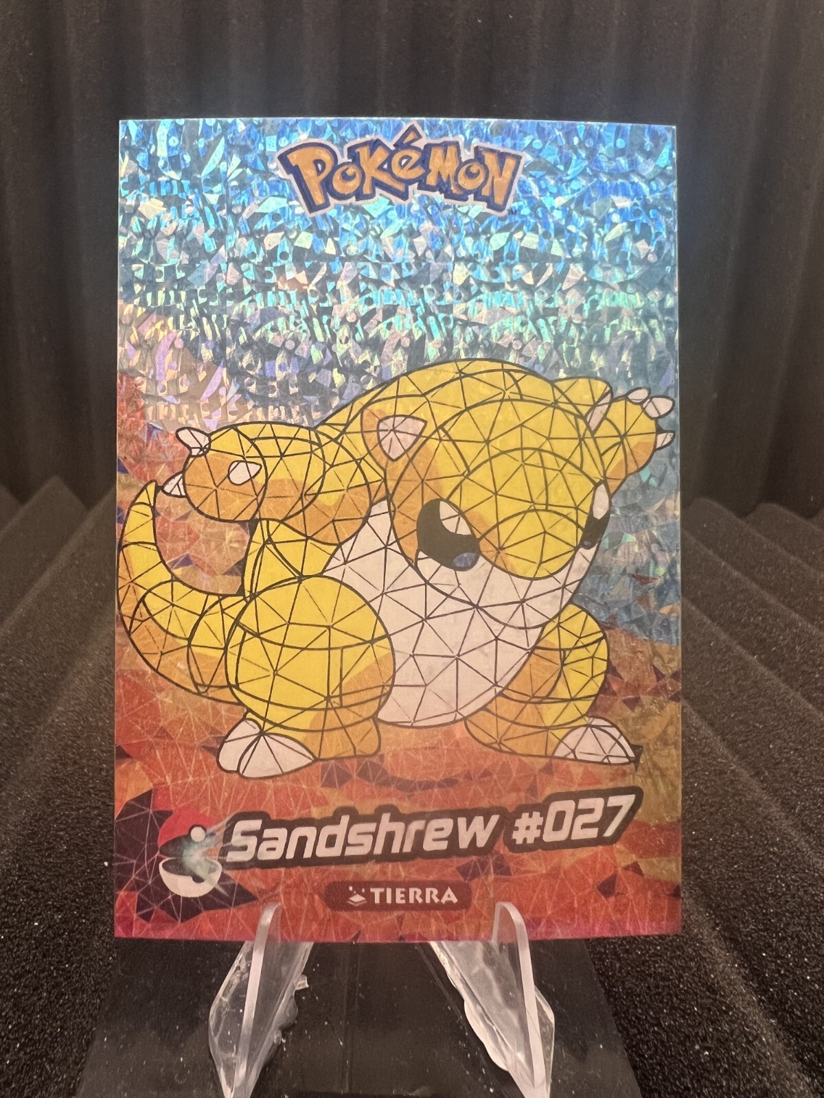 Sandshrew #27 - Cracked Ice Holo - Crystal Collection 2024 - Pokemon Card