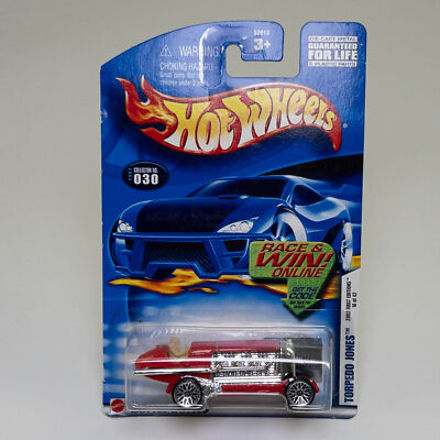 Mattel - Hot Wheels - 2002 First Editions Torpedo Jones Red 18/42 #030 *NM*