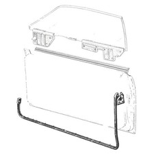 Door Seal Set Hardtop Convertible Ranchero 1968-69 Ford Fairland Torino