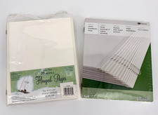 Creative Memories Tribute White Scrapbook Pages 39 Sheets 8.5x11 Two Packs New