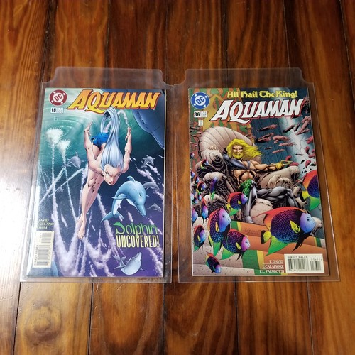 10 Vtg 1990s Aquaman Comic Books DC Lot 90s #12 RGY - Picture 4 of 11