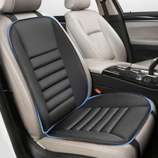 Car Seat Cushion with Back Support Pillow, 1.2'' Thick Enhanced Comfort Memory F