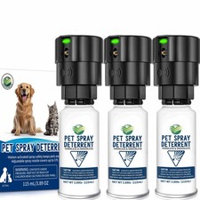 Cat Spray Deterrent System 3 Pack Motion Activated Feet Black Automatic Cats