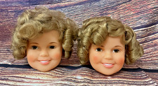Vintage IDEAL TOY CORP Shirley Temple Doll Heads 4" 1972