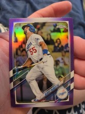 2021 Topps Chrome Update Series Albert Pujols #USC50 Purple Refractor LA Dodgers