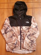 The North Face Windwall Boys Windbreaker Jacket Size S 7-8yrs Camouflage Hooded