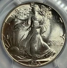 1945 Walking Liberty Half Dollar PCGS MS64 Exact Coin Imaged