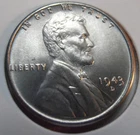 1943 D Lincoln  Cent,  BU, (43DTC6)