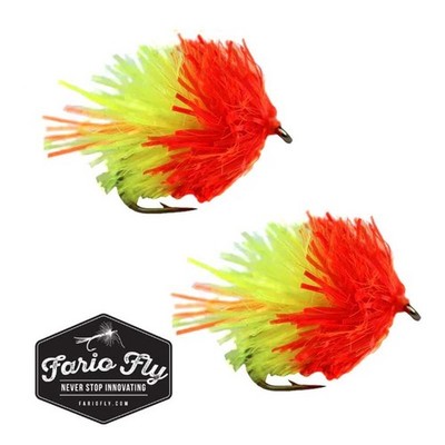 2 x Fario Fly Cocktail Super Blob Größe 10 - Fliegenfischen Blobs