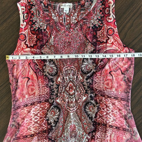 World Unity Maxi Dress Medium Handkerchief Hem Boho Festival Crochet Y2K Stretch - Picture 6 of 7