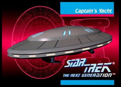 1992 Impel Star Trek TNG Technical Data #111 Captain's Yacht card S2 trading set