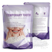 Tooth Repair Kit,Moldable Beads for Teeth Repair,Diy Tooth Filling Repair Kit Fi